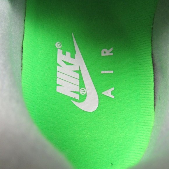 Nike Air Max 90 Athletic Shoes Gray Lime Green - Picture 8 of 10